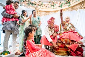 Bride & Groom at an Indian Froyle Park wedding